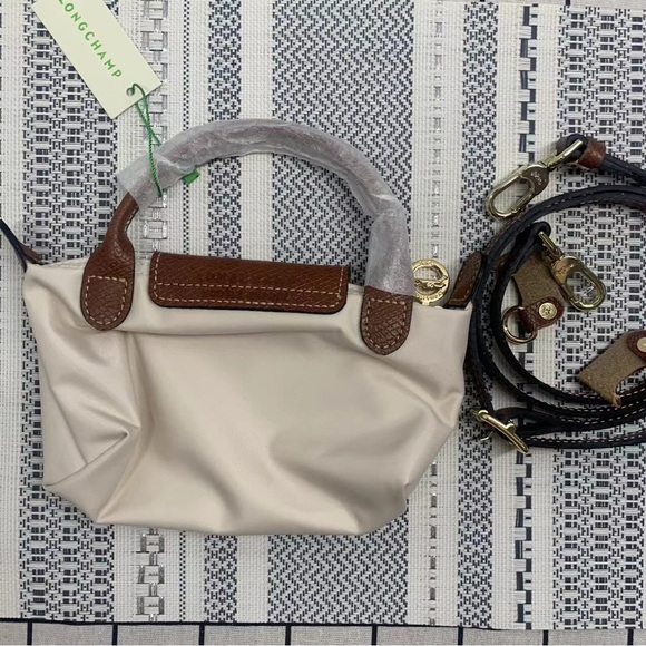 Longchamp Cream Mini Crossbody Bag - Picture 2 of 5